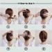 8 Piece Vintage Hairstyle Hair Side Combs and Pins Set | U Shaped Teeth Hair Fork Clip for Updo Bun | Hair Stick Hair Accessories - Buy Online on GoSupps.com