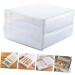 Hohopeti Serving Tray 2pcs Egg Storage Box Containers for Food Drawer Egg Container Kitchen Egg re-usable White 26x34x17cm - Buy Online on GoSupps.com