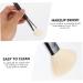 1pc Makeup Brush Portable Powder Brush Makeup Blush Makeup Foundation Simple Cosmetic Brush Foundation Blush Delicate Makeup Tool Facial Bristles Travel Artificial Fiber The Face - Buy Online on GoSupps.com
