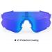 RacyRam Polarized Sunglasses | UV400 Protection | Sport Glasses for Baseball, Cycling, Running, Softball | Blue - Buy Online on GoSupps.com