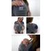 Gray Baby Sling with Front Pocket | Elastic Baby Wrap Carrier for Newborns & Toddlers | Includes Carrier Bag & Instructions - Buy Online on GoSupps.com