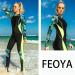 Women's Full Body Wetsuit | Surfing Diving Suit | Scuba Dive Skin Rash Guard | Quick Dry Sunsuit | Black Green | Medium - Buy Online on GoSupps.com