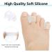 HAILIA Clear Toe Separators - Bunion Corrector Gel Toe Spacer (4 Pairs) for Pain Relief & Toe Alignment - Buy Online on GoSupps.com