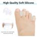 4 Pairs Transparent Toe Separators - Pain Relief for Bunion & Overlapping Toes - Gel Toe Spreader for Comfort - Buy Online on GoSupps.com
