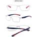 Shop Vevesmundo Sporty Blue Light Filter Reading Glasses for Men & Women - Anti-Blue Light Rectangular Multiple Strengths Available - Buy Online on GoSupps.com