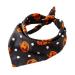 Dog Bandana Halloween EYLEER Premium Pet Dog Cat Puppy Happy Halloween Bandana Scarfs Kerchief Bibs Halloween Costume Accessories for Pet Dog Cat Small Medium Large(Black Pumpkin)