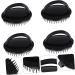 Healvian 8 STK Silicone Massage Shampoo Brush - Dog Care & Scalp Brush for Perfect Bathing - Durable Plastic Hairbrush - Buy Online on GoSupps.com