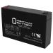 Mighty Max Battery AGM Sealed 6V 7AH Battery Replaces 7.2AH CF6V7 PE6V7.2F1 SLA0925 CA160