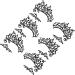 TOVINANNA 15 Pairs Lace Eyeliner Stickers Glitter Eyeliner Present Stickers Shimmer Eyeshadow Makeup Eye Paper - Buy Online on GoSupps.com