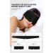 BLSSNZ Dual-Sided Light Blocking Sleep Mask - Large Adjustable Eye Mask for Side Sleepers - Black - Buy Online on GoSupps.com