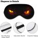 Buy Adjustable Fire Evil Eyes Sleep Mask for Men & Women | Comfortable Blindfold Eye Shade for Night Sleep - Stylish Design - Buy Online on GoSupps.com