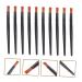 Buy Angoily 100pcs Mini Lip Brush Set - Disposable Lip Makeup Wands for Women | Bulk Mascara Tools & Eye Shadow Brushes - Buy Online on GoSupps.com