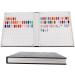 Doumneou 216 Colors Nail Tips Display Book DIY Nail Arts Showing Label Gel Color Graphic Card Painting Display Board Silver - Buy Online on GoSupps.com