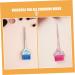 OUNONA Lot De 9 Applicateurs De Couleur De Cheveux Applicateur De Teinture Pour Cheveux Brosse Pour En Valeur Brosse En Plastique Pour Teinture Des Brosses - Buy Online on GoSupps.com