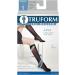 Truform Sheer Compression Stockings for Women - 15-20 mmHg Knee High Dot Pattern Charcoal - Large (Pack of 3) | International Shipping Available - Buy Online on GoSupps.com