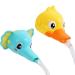 MHWAN WATING TACK BURCHING Children improved faucet universal version tap extension for children cartoon fun faucet children mold-free and anti-aging faucet extension duck and elephant