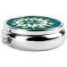 Exotic Style Floral Round Pill Box - 3 Compartment Travel Organizer | Portable & Stylish Pill Storage - Buy Online on GoSupps.com