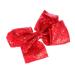 minkissy Sequins Hair Clip Bowknot Barrettes Hair Barrettes Bow Barrette Clip Glitter Bows Alligator Hair Clip Sequin Hair Clip Glitter Hair Bows Hairpins Clip Miss Extra Large 17*13 cm Red
