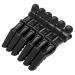6pcs Black Crocodile Hair Sectioning Clips - Non-Slip Single Prong Hairpins for Salon & Hairdressing - Buy Online on GoSupps.com