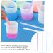 PRETYZOOM 3pi ces B tons De M lange Silicone pour Masques De Beaut Outils De Mixage Lotion Applicateurs Flexibles Et Couleur Assortie 13.8X0.6CM - Buy Online on GoSupps.com