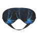 SSIMOO Tranquil Water Print Double-Sided Eye Mask Soft and Light Blocking for Enhancing Sleep Quality Black