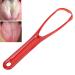 Buy Portable Tongue Brush - Hygienic Tongue Spatula for Fresh Breath (Red) | International Shipping Available - Buy Online on GoSupps.com