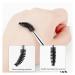 Dual Ended Eyebrow Brush & Eyelash Comb - 2 in 1 Spoolie Makeup Tool (Black Silver) - Perfect for Flawless Brows & Lashes - Buy Online on GoSupps.com