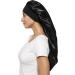 Shop Ladaypoa 2-Piece Long Satin Sleeping Hats for Women | Extra Large Soft Hair Hood | Comfortable Black & Red Design - Buy Online on GoSupps.com