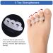 Toe Spreader Set for Hallux Valgus | Silicone Toe Separator & Hammer Toe Correction - Unisex Solution - Buy Online on GoSupps.com