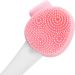 HOKZYHOUSE Manual Facial Cleansing Brushes Handheld Silicone Face Cleaning Brush ma sk DIY Mixing Stick Makeup Cleansing Brush for Home Hotel(Pink and white single head) - Buy Online on GoSupps.com