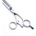 MOONTAY 24-Tooth Dog Grooming Shears - Professional 7.5 Japanese 440C Steel Scissors - Silver | Premium Pet Care Tool for Groomers - Buy Online on GoSupps.com