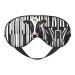 Black White Milk Cow Mask for Deep Sleep & Relaxation - Adjustable Soft & Breathable Blindfold for Travel Meditation & More