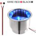 Pebbly Beach 2 PCS Stainless Steel Blue LED Cup Holder Insert for Marine Boat - Drain, Blue (Pack of 2) - Buy Online on GoSupps.com