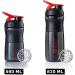 BlenderBottle SportMixer Tritan 590ml - BPA-Free Protein Shaker & Water Bottle (Black/Red) for Fitness Shakes - Buy Online on GoSupps.com