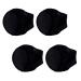 Healifty High Heel Pads High Heel Pads High Heel Pads Women Toe Pad high Heel Toe Socks Five Toe Cover Womens Toe Topper 2 Pairs Toe Womens Shoe Inserts Womens Shoe Inserts Womens Insoles Black 12*9cm