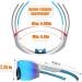 EAZYRUN Small Polarized Baseball Sunglasses | Youth Women Men | Running Cycling Outdoor Sports - Shiny White/Blue White R - Buy Online on GoSupps.com