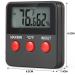 GERUI battery operated temperature/humidity meter for terrariums "Digital thermo/hygrometer remote sensing 6 6 cm" Digital thermometer hygrometer for reptiles terrarium pets - Buy Online on GoSupps.com