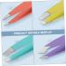 Angoily 1 Set Eyebrow Tweezers Eyebrow Grooming Tools Practical Eyebrow Clip Eyebrow Hair Tweezers Eyebrow Scissor Pro Tools Fake Eyebrow Clamp Stainless Steel Eyebrow Trimming Supplies 8.5x5.3cm Colorful - Buy Online on GoSupps.com