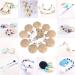 Bohoman 10-Piece Baby Pacifier Clips | Wooden Pacifier Chain & Dummy Nipple Holders | International Shipping Available - Buy Online on GoSupps.com