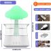 Rain Cloud Humidifier with Remote Controller | 7 Light Colours | Timer | 3-in-1 Aroma Diffuser | Mushroom Rain Lamp | Multifunctional | White - Buy Online on GoSupps.com