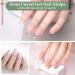 20 Semi Cured Gel Nail Strips Gel Nail Stickers Soft Gel Nail Strips Semi Cured Gel Nails Clear Colour Salon-Quality Gel Nail Polish Strips for Women and Men (Crystal Clear) - Buy Online on GoSupps.com