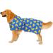 Super Absorbent Dog Bathrobe with Hood for All Breeds XXL Blue Rubber Ducks - Buy Online on GoSupps.com