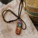 DEEPOW ANLACOCN Healing 7 Chakra Necklace - Rainbow Crystals Orgone Energy Generator - Buy Online on GoSupps.com