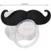 Silicone Baby Funny Pacifier with Cute Beard Design - Food Grade, Portable Teething Binky for Kids - Perfect Gift - Buy Online on GoSupps.com