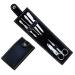 FOMIYES Nail Nail Clippers Nail Trimmer Manicure 6 Piece Set M Black
