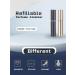 Refillable Perfume Atomiser 5ml - Travel Size Leak-Proof Luxurious Black & Gold Design for Men & Women - Buy Online on GoSupps.com