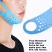 V Shape Face Lifting Mask - Double Chin Reducer & Facial Tightening Band | Slimming Silicone Lip Exerciser - Buy Online on GoSupps.com