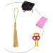 20PCS Mini Silky Handmade Tassels for DIY Crafts - Light Gold - Buy Online on GoSupps.com