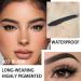 2-Pack Tinted Eyebrow Mascara Gel Set - Waterproof Long Lasting & Cruelty-Free Eyebrow Cream with Brush | Thickening Tint 0.8 Fl Oz (03# BLACK - Buy Online on GoSupps.com
