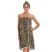 Women's Spa Towel Wrap Set of 3 Leopard Bathrobe Shower Bath Body Wrap with Adjustable Closure